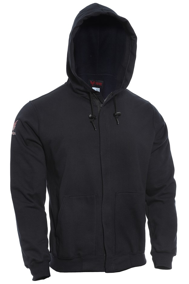NSA FR TECGEN Heavyweight Zip-Front Hooded Sweatshirt - Navy